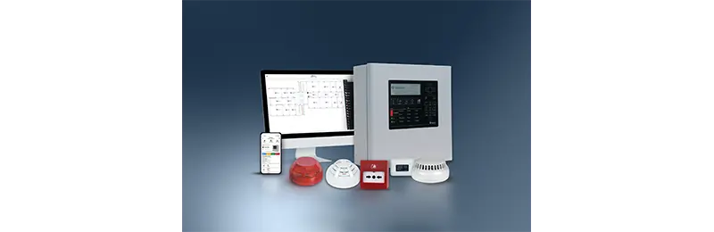 Le TFP-4404P est une centrale d’alarme incendie compacte avec un boîtier en plastique robuste et une interface LED intuitive.