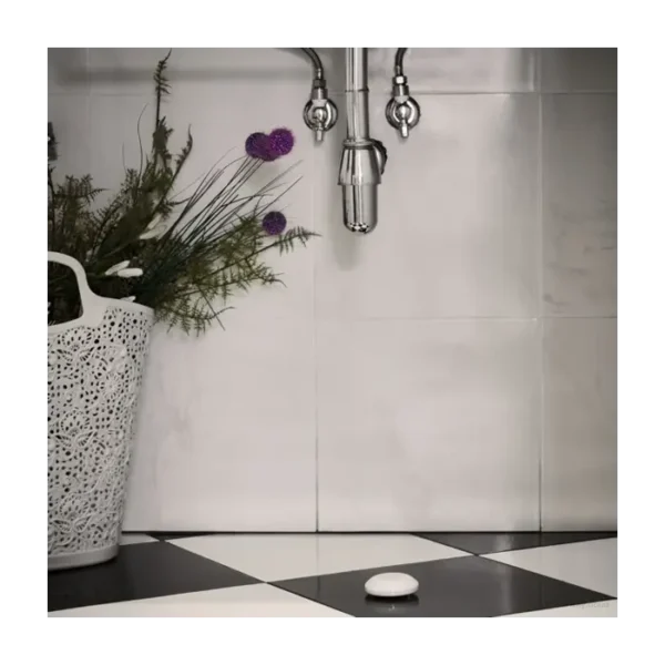 Le Shelly Flood est un détecteur de fuite d'eau intelligent qui vous alerte instantanément en cas de fuite grâce à sa connectivité Wi-Fi.