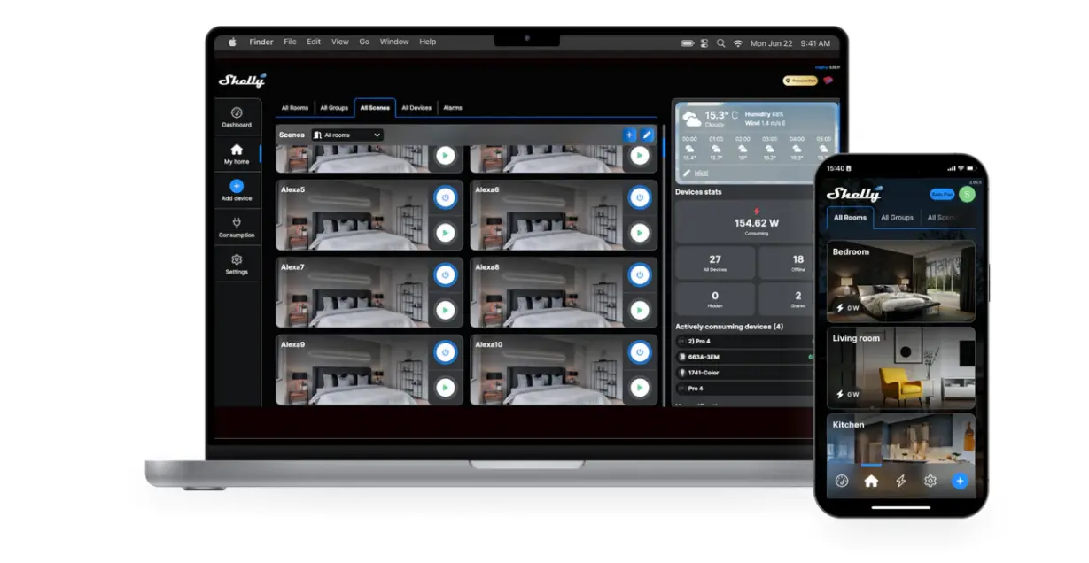 Shelly Frame for Wall Switch 212link