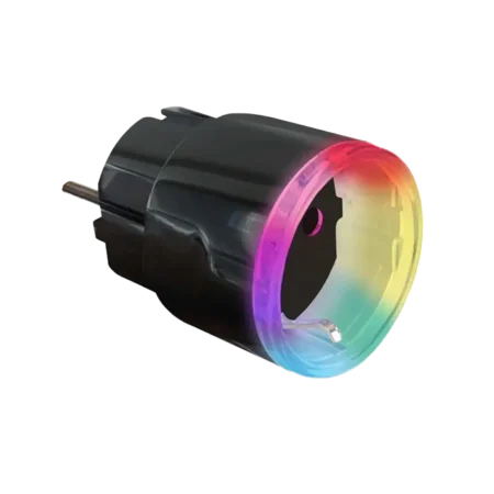 Le Shelly Plus Plug S est une prise intelligente Wi-Fi qui permet de contrôler vos appareils électriques à distance et de suivre leur consommation d'énergie.