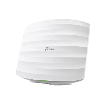 Le Point d'accès WiFi AC1350 MU-MIMO Gigabit plafonnier offre une connexion rapide et stable avec une installation discrète au plafond, idéale pour les espaces professionnels.