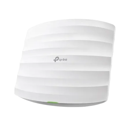 Le point d'accès WiFi AC1350 MU-MIMO Gigabit plafonnier offre une couverture Wi-Fi stable avec un débit jusqu'à 1350 Mbps. Son design monté au plafond le rend discret tout en assurant une connexion rapide et fiable pour plusieurs appareils.