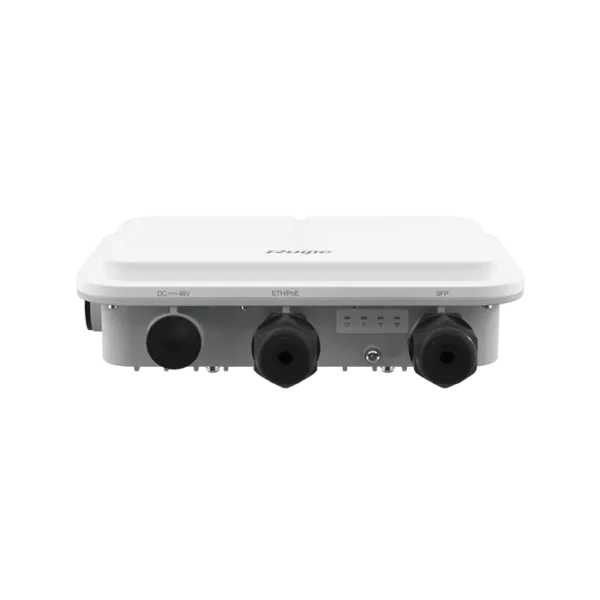 Le RG-AP680(CD) est un point d'accès sans fil extérieur haute puissance Wi-Fi 6, offrant des vitesses de connexion pouvant atteindre 2.402 Gbps. Il est conçu pour des environnements extérieurs et peut gérer des connexions duales avec une excellente couverture.