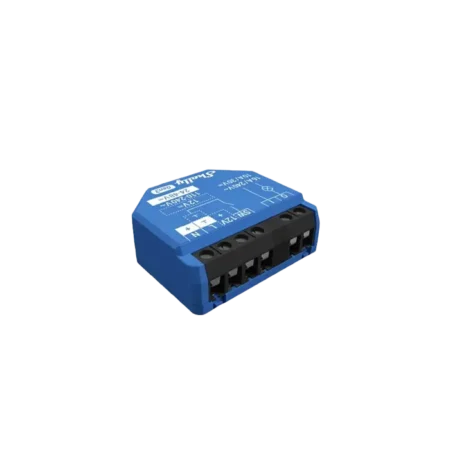 La "Shelly 1 Gen3" est un relais intelligent compact permettant de contrôler des appareils électriques à distance. Il s'intègre facilement dans des systèmes de maison intelligente pour une gestion simplifiée.