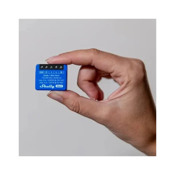 Le Shelly 1 Mini Gen3 212link est un interrupteur intelligent compact et puissant qui permet de contrôler les appareils électriques via une application mobile, tout en étant compatible avec divers assistants vocaux et systèmes domotiques.