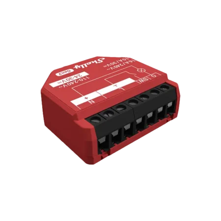 Le Shelly 1PM Gen3 est un module intelligent pour contrôler des appareils électriques à distance. Il mesure la consommation d’énergie en temps réel et permet d’automatiser les tâches via une connexion Wi-Fi.