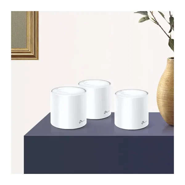 Le TP-Link Deco WiFi 6 Mesh AX1800 est un système de réseau maillé conçu pour offrir une couverture Wi-Fi ultra-rapide et stable. Il prend en charge la norme Wi-Fi 6 pour des débits allant jusqu'à 1800 Mbps, assurant une connexion fluide et sans interruption dans toute la maison.