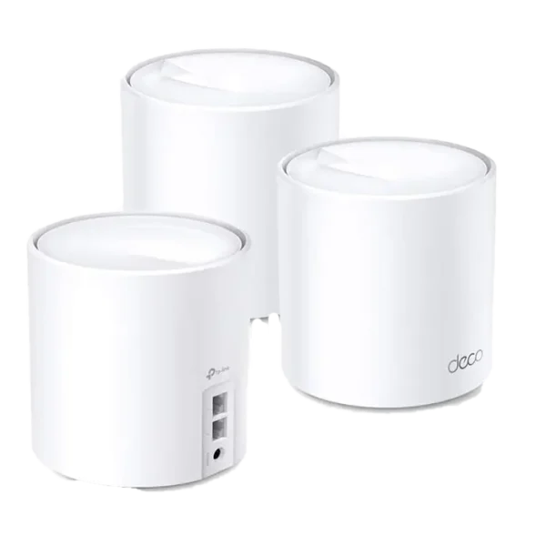 Le TP-Link Deco WiFi 6 Mesh AX1800Mbps offre une couverture Wi-Fi rapide et stable sur toute la maison grâce à sa technologie Mesh et sa prise en charge du Wi-Fi 6.