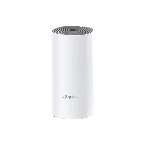 Le TP-Link Deco E4 est un système Wi-Fi Mesh composé de trois unités, offrant une couverture Wi-Fi puissante et stable pour toute la maison. Il utilise la technologie Mesh pour assurer une connexion sans fil fluide dans chaque coin de votre domicile.