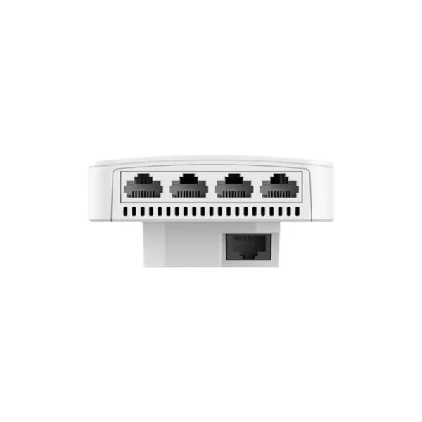 Le Point d'accès RG-RAP1200(P) Reyee Wi-Fi 5 1267 Mbps offre une connectivité rapide et stable avec un design mural compact. Il prend en charge le PoE pour une installation facile.