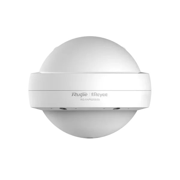 Le Point d'accès extérieur omnidirectionnel RG-RAP6202(G) Wi-Fi 5 AC1300 offre une connectivité rapide et stable avec une couverture étendue. Conçu pour résister aux conditions extérieures, il est idéal pour les espaces ouverts nécessitant un réseau fiable.