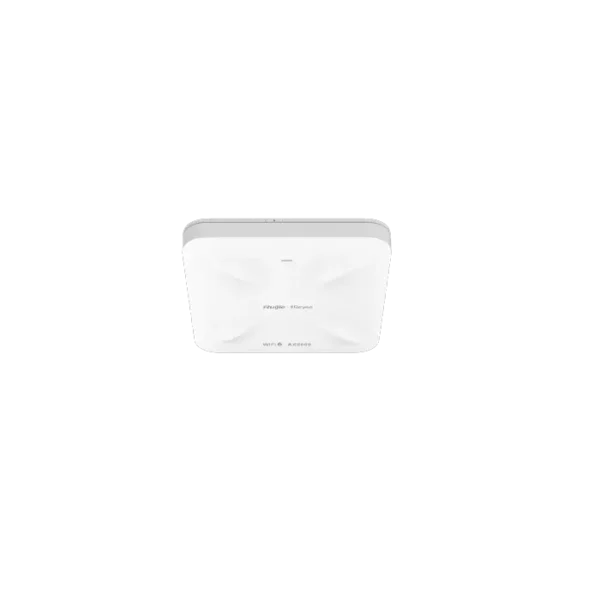 Le RG-RAP2260(H) est un point d'accès Wi-Fi 6 AX6000 conçu pour être installé au plafond. Il offre une connectivité ultra-rapide avec la technologie Double multi-Gigabit, assurant des performances optimales pour les environnements professionnels et haute densité.