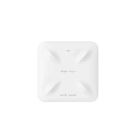 Le RG-RAP2260(H) est un point d'accès Wi-Fi 6 AX6000 conçu pour être installé au plafond. Il offre une connectivité ultra-rapide avec la technologie Double multi-Gigabit, assurant des performances optimales pour les environnements professionnels et haute densité.