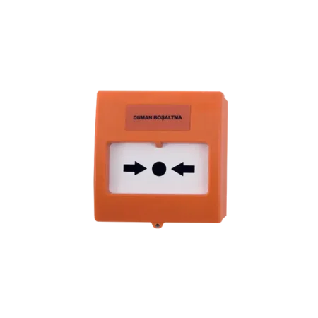 Bouton manuel TFB-3165O pour évacuation rapide de fumée en cas d’incendie.