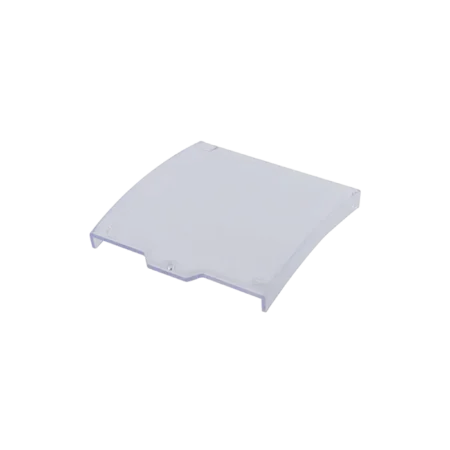 Le couvercle de protection TFA-0165 monté sur un déclencheur manuel, offrant une protection robuste et transparente.