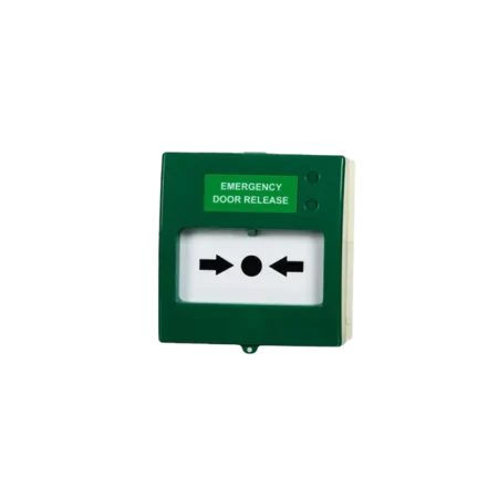 Le TFB-3165G Emergency Exit Door Release Button est un bouton de déverrouillage d'urgence de couleur verte, conçu pour assurer une évacuation rapide et sécurisée des bâtiments en cas de besoin.