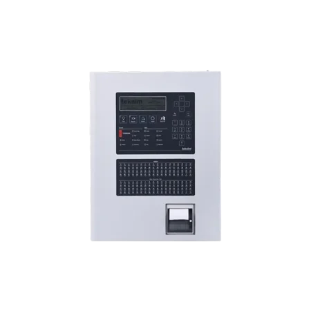 Le TFP-2131 est un panneau d'alarme incendie à 1 boucle et 72 zones. Il inclut un indicateur LED et une imprimante thermique.