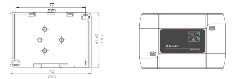 Le module d'entrée adressable intelligent TFM-1011 avec isolateur intégré assure une détection fiable et protège contre les court-circuits, idéal pour les systèmes de sécurité incendie.