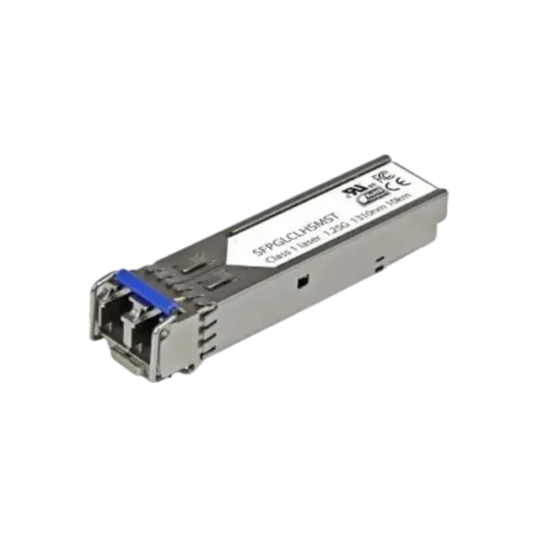Module SFP Cisco GLC-LH-SMD pour réseau Gigabit Ethernet longue portée sur fibre monomode ou multimode.