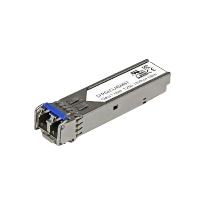 Module SFP Cisco GLC-LH-SMD pour réseau Gigabit Ethernet longue portée sur fibre monomode ou multimode.