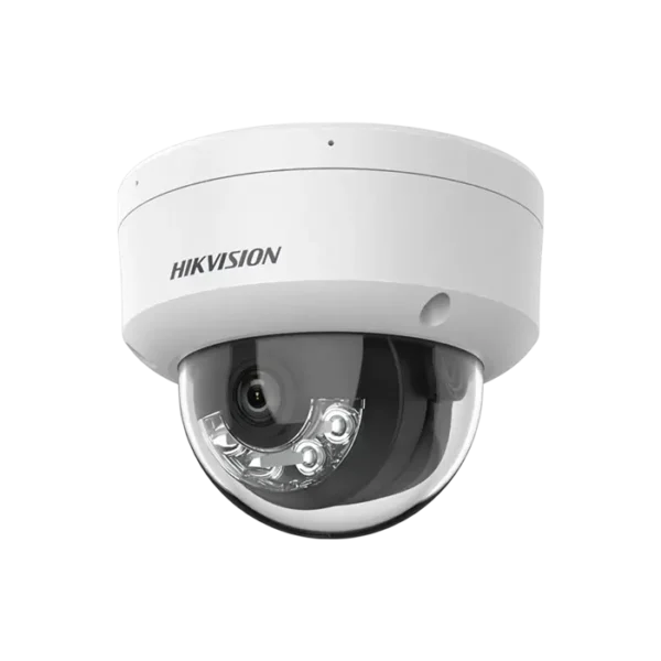 Caméra IP mini dôme DS-2CD1123G2-LIU(F) avec micro, infrarouge et technologie AcuSense.