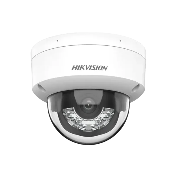Caméra IP mini dôme DS-2CD1123G2-LIU(F) avec micro, infrarouge et technologie AcuSense.