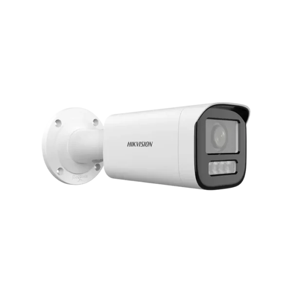 Caméra de surveillance IP bullet 4 MP DS-2CD1643G2-LIZ(S)U avec objectif varifocal motorisé et double éclairage.