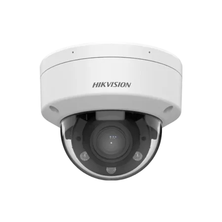 Caméra de surveillance IP 6 MP DS-2CD1763G2-LIZ(S)U avec vision de nuit couleur, zoom motorisé et détection intelligente.