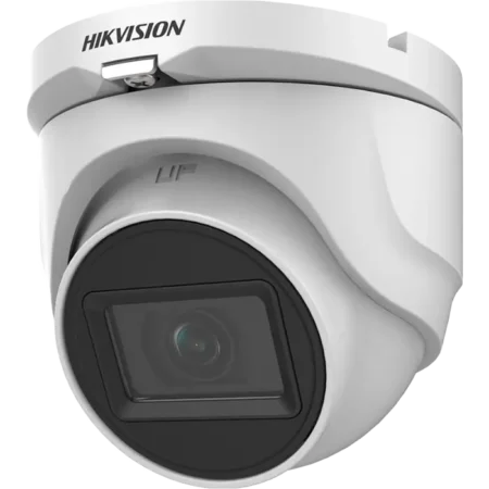 Caméra de surveillance dôme 2 MP DS-2CE76D0T-EXIMF avec micro intégré, IR EXIR 30 m et boîtier métallique IP67.