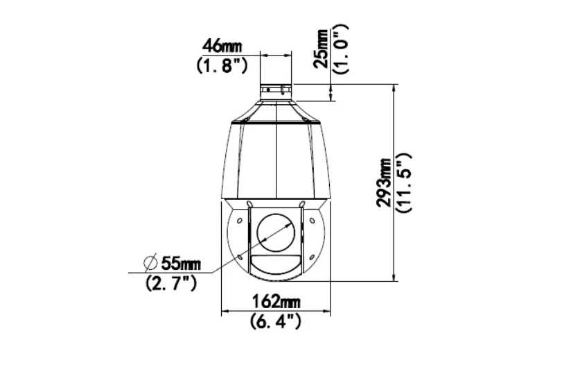 Caméra PTZ Uniview IPC6412LR‑X16‑VG