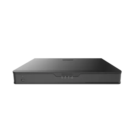 Enregistreur NVR PoE NVR302-16S2-P16S avec 16 ports réseau, double baie disque dur et support complet pour la vidéosurveillance IP.