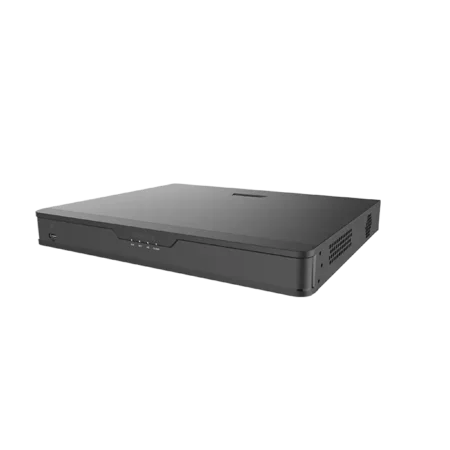 Série NVR304-S-P : enregistreurs PoE 4, 8 ou 16 canaux IP avec slots HDD SATA et gestion intelligente.