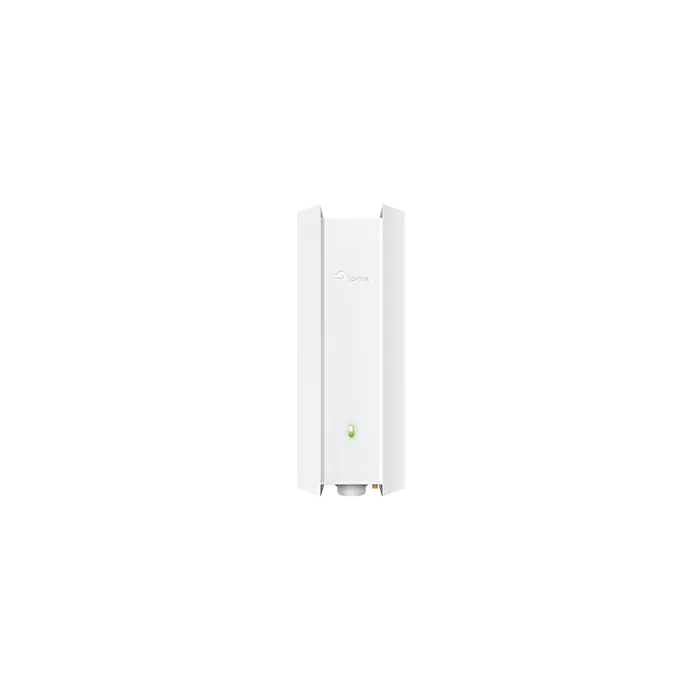 Image d’un point d'accès WiFi 6 AX1800 bi-bande, utilisable en intérieur ou extérieur, avec boîtier étanche IP67 pour une connexion rapide et fiable