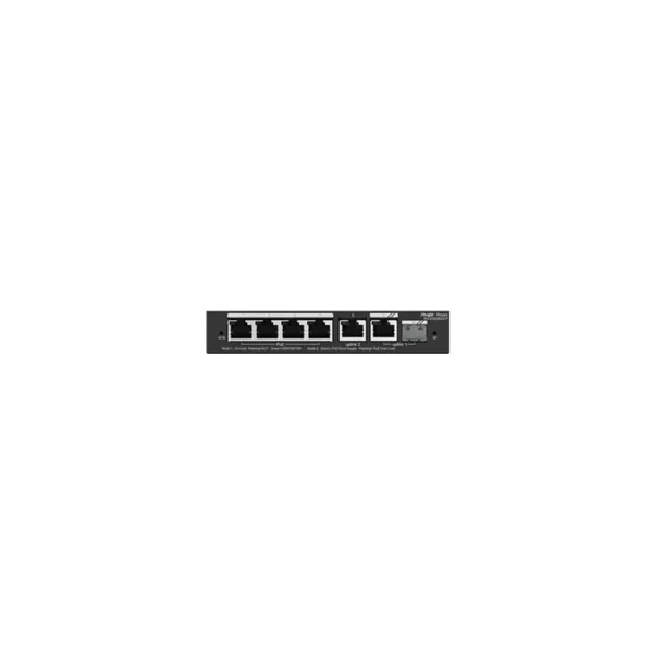 Switch Smart PoE RG-ES206GS-P : 6 ports Gigabit