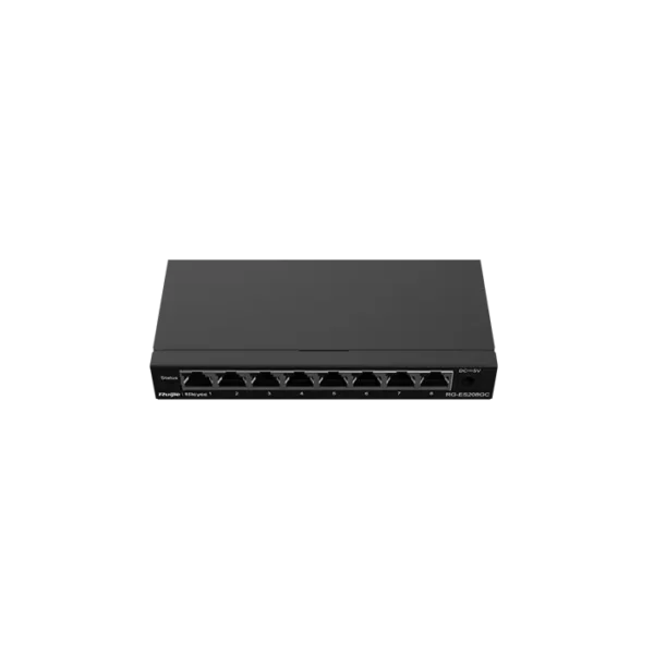 RG-ES208GC switch non-PoE compatible Cloud à 8 ports Gigabits – Image 3