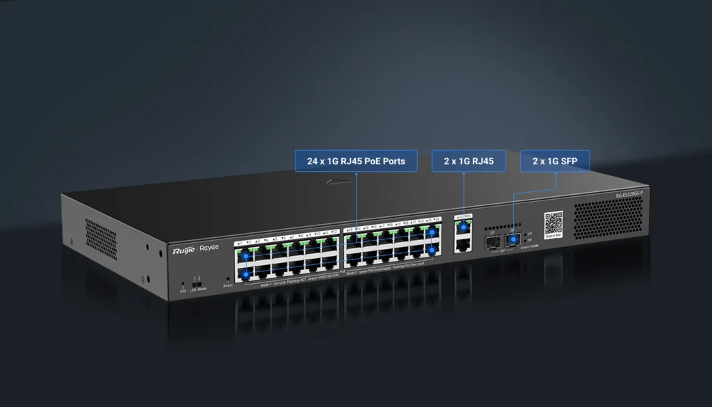 Switch PoE RG-ES228GS-P