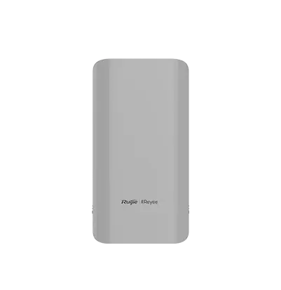Image du pont sans fil RG-EST310 V2, appareil extérieur 5 GHz Wi-Fi 802.11ac, boîtier robuste IP65, antennes intégrées, conçu pour liaison point-à-point.