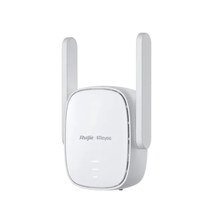 Routeur RG-EW300R avec 4 antennes externes et débit jusqu’à 300 Mbps pour réseau domestique basique.