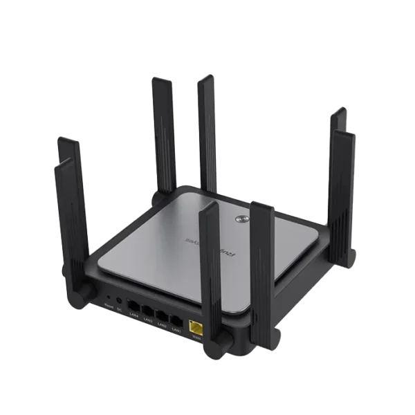 Routeur RG-EW3200GX PRO Wi-Fi 6 AX3200 double bande avec 4 antennes, idéal pour les réseaux domestiques et professionnels.