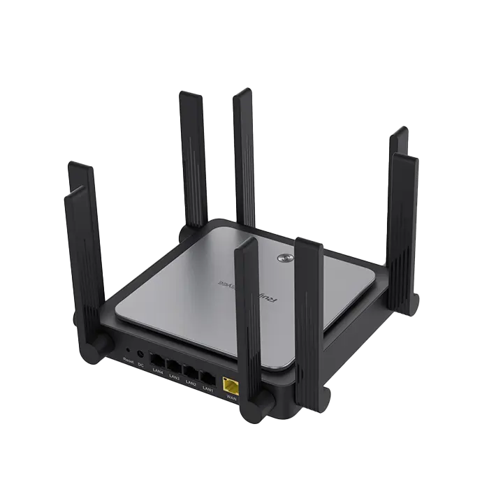 Routeur RG-EW3200GX PRO Wi-Fi 6 AX3200 double bande avec 4 antennes, idéal pour les réseaux domestiques et professionnels.