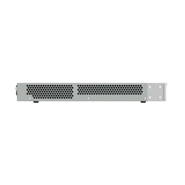 Image du switch RG‑NBS5200‑48GT4XS‑UP, boîtier rack 1 U avec 48 ports RJ‑45 Gigabit PoE+ et 4 uplinks SFP+, fanless, conçu pour routage professionnel.
