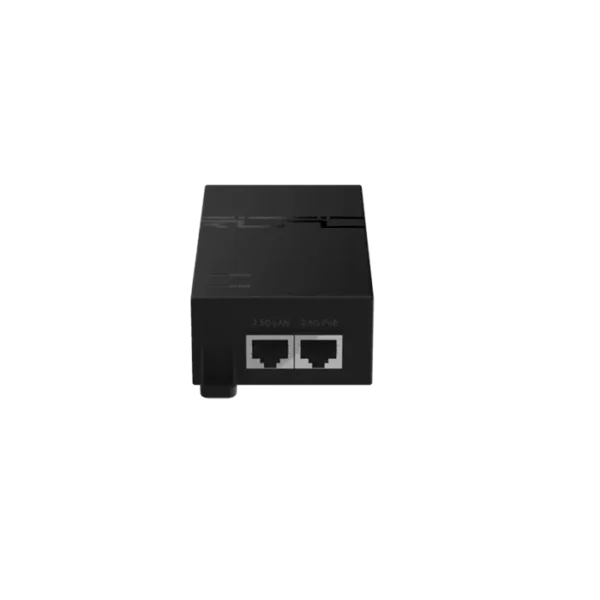 Injecteur PoE RG-POE-50-60W-MG, port unique 2,5GBase-T, puissance 60 W à 50 V pour alimentation PoE haute puissance.