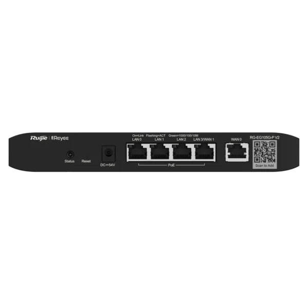 Routeur PoE+ Reyee RG‑EG105G‑P V2