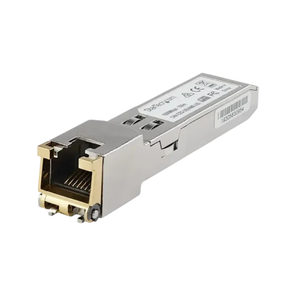 Module GLC-TE compatible Cisco pour réseaux Gigabit Ethernet sur câble cuivre RJ45.