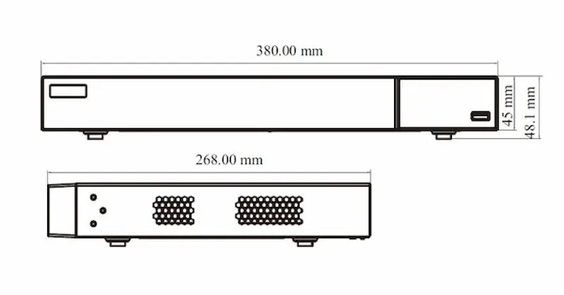 Enregistreur numérique 16 canaux hybride HD TD-2116NS-HC-H avec HDMI 1080p, détection intelligente, et compatibilité jusqu’à 5 MP.