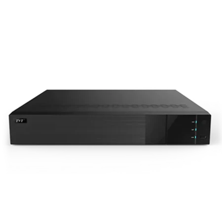 DVR TD-3116H2-16P-B2-B à 16 canaux avec ports PoE intégrés, HDMI, stockage 2 HDD, compatible caméras HDCVI/IP.