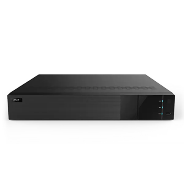 DVR TD-3116H2-16P-B2-B à 16 canaux avec ports PoE intégrés, HDMI, stockage 2 HDD, compatible caméras HDCVI/IP.