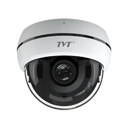 Caméra réseau TD-9542E3B PTZ dôme 4 MP avec zoom optique, IR 100 m et boîtier IP66 pour vidéosurveillance extérieure.