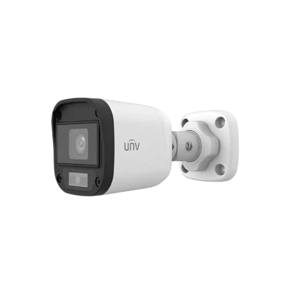 Caméra bullet analogique 5MP avec IR 40 m, boîtier IP67 et compatibilité multi-formats vidéo.