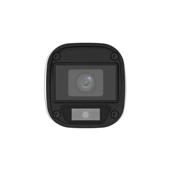 Caméra bullet analogique 5MP avec IR 40 m, boîtier IP67 et compatibilité multi-formats vidéo.